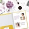 Better Office Products 2 Pocket Glossy Laminated Paper Folders Portfolio With Prongs, Letter Size, Yellow, 25PK 84280 - alternate 2